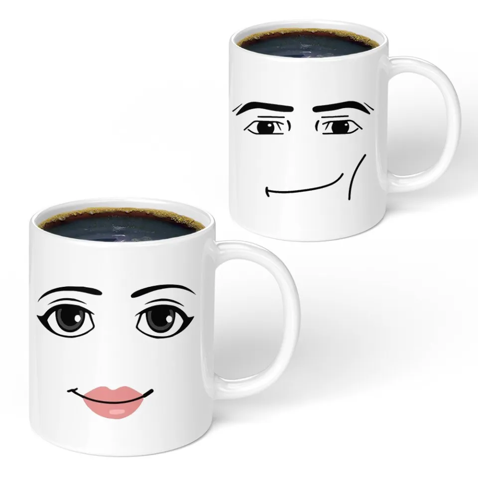 Game Inspired Gamer Face Mug para homens e mulheres, Coffee Faces, Back to  School, Cute Birthday Gift, Funny Faces