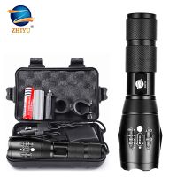 ZHIYU LED Tactical Flashlight S1000 - High Lumen5 ModesZoomable Water Resistant Handheld Light - Best Camping/Outdoor/Hiking