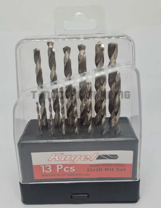 Kugel ชุดดอกสว่านสีขาว ซุปเปอร์ไฮสปีด (HSS 4241) สำหรับเจาะเหล็ก โลหะ ...