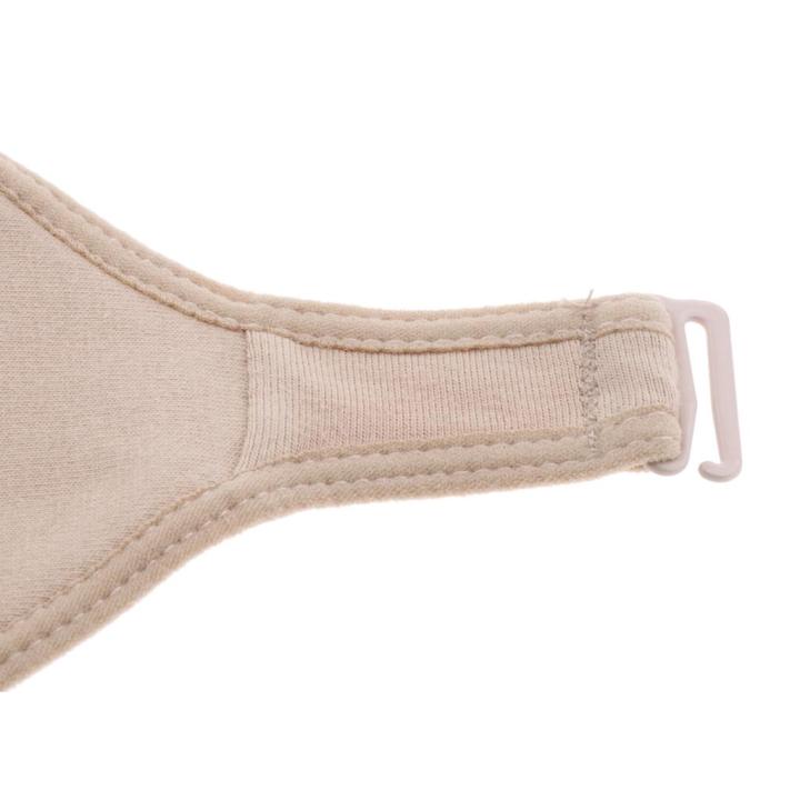 dolity-เต้านมขวาแผ่นรองเหงื่อผู้หญิงซิลิโคนเต้านมรูปแบบผ้าฝ้ายป้องกันกระเป๋า