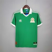 2022 2023 ล่าสุด เสื้อกีฬาแขนสั้น ลายทีมชาติฟุตบอล Mexico 1986 ชุดเหย้า สไตล์เรโทร ไซซ์ S - 2XL