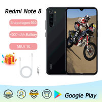 Xiaomi Redmi Note 8 Original สมาร์ทโฟน Snapdragon 665 48MP 4000MAh แบตเตอรี่18W QC Fast Charge Global Version พร้อมส่ง ร้านโหลดApp ให้พร้อมใช้งาน แถมสายชาร Obsidian สีดำ