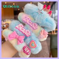 UBL944NK สีทึบทึบ ตุ๊กตาบาร์บี้ scrunchie แฟชั่นสำหรับผู้หญิง ตุ๊กตาผ้าพลัฌ ยางรัดผม ของใหม่ หางม้าหางม้า เชือกรัดผม สำหรับผู้หญิง