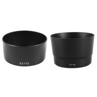 2 Pcs Dedicated Bayonet Lens Hood, for Canon EOS EF USM Lens ES-71II &amp; ET-63