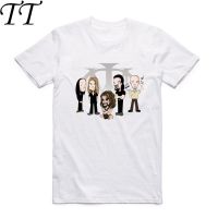 【HOT】Womens White T-Shirt 2019 Mannen En Vrouwen Print Dream Theater Rock Band Mode Hip Hop O-hals Korte Mouw Zomer Sa_02100%cotton