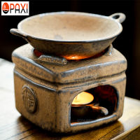 PAXI ที่อุ่นกาชงชาเซรามิกอเนกประสงค์เตาชงชาเซรามิกในครัวเรือนสำหรับชุดน้ำชากาแฟถ้วยกาน้ำชากาชงชาเซรามิกสากล PAXI เตาชงชาเซรามิกในครัวเรือนสำหรับชุดชาถ้วยกาแฟกาน้ำชา PI-MY