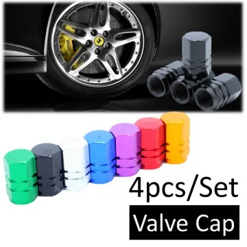Tire Valve Stem, Wheel Tire Valve Rod, 4Pcs Aluminum Alloy 4 Colors Spike  Wheel Tire Valve Stem Car Truck Air Dust Caps Covers Fit for Cars Trucks