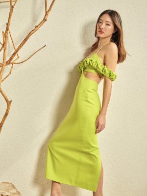 SparklingxSunset - Sunset Dress สี Phi Phi เดรสยาวผ้าลินิน