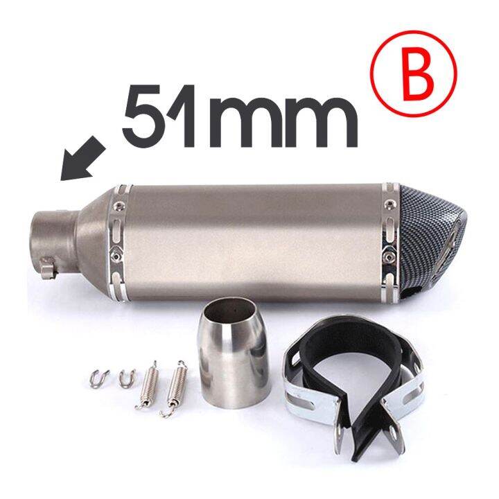 B Muffler For Motorcycle Exhaust Silencer Pipe Honda Vfr 1200 Crf 450