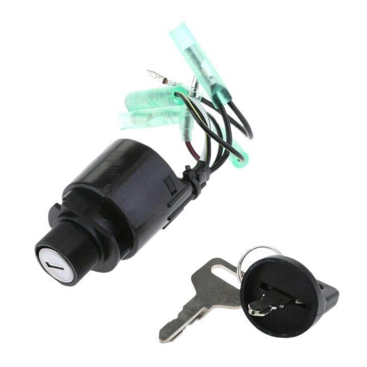 ignition-switch-assembly-with-key-replacement-35100-zv5-013-black-for-honda-outboard