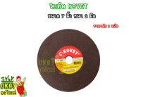 KOVET  แผ่นตัดเหล็ก Kovet ใบตัด (โคเวท) ขนาด 7 นิ้ว หนา 2 มิล ใบตัด ใบตัดเหล็ก 7 นิ้ว แผ่นตัด (ราคา 1 แผ่น)