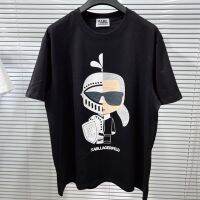 Karl Lagerfeld graphic cotton O-neck T-shirt for men