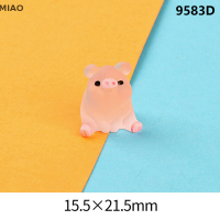 【แฟลชเซล】 MINI Piggy miniatures เครื่องประดับสวน DIY figurines รถแดชบอร์ดของเล่น