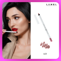 Lamel Long Lasting Gel Lip Liner ลาเมล ลอง ลาสติ้ง เจล ลิป ไลน์เนอร์ (เครื่องสำอาง, ลิป ไลน์เนอร์สีชัด, ติดทนนาน)