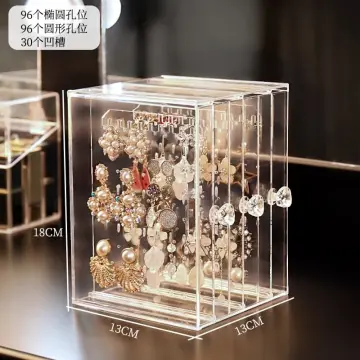 5 Layer Rotating Acrylic Jewelry Box Jewelry Organizer