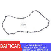 Baificar ยี่ห้อใหม่ Oil PAN sump ปะเก็นสำหรับ Peugeot 206 207 307 Citroen C2 C3 berlingo 1.6