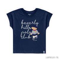 Beverly Hills Polo Club เสื้อยืดผู้หญิงแขนสั้นไหล่ล้ำ สไตล์ French Sleeve รุ่น LNPB020