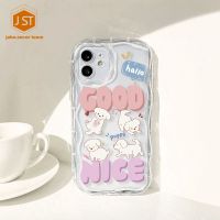 ฝาครอบด้านหลังป้องกันการกระแทกแบบนิ่ม A16 A15 A15S สำหรับ OPPO A54เคสโทรศัพท์โปร่งใสการ์ตูนสุนัขน่ารัก3D 4G 2020 A53 2020 A31 A5