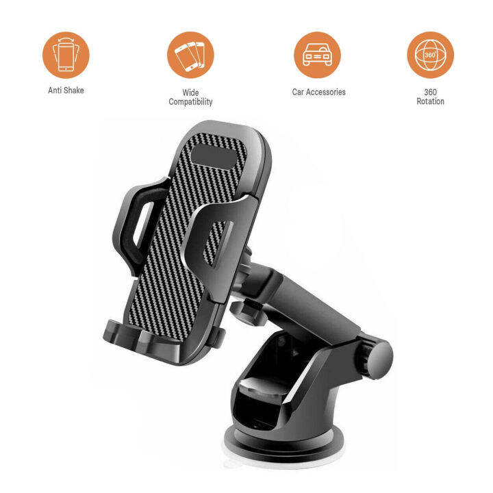 Phone Holder Mount HandsFree Cell Phone Mounts for Dashboard