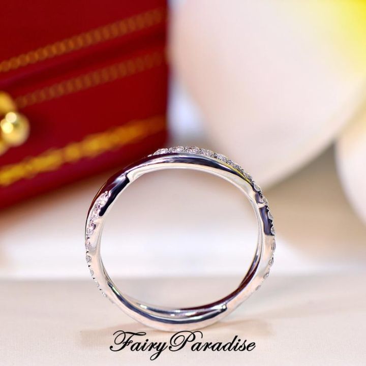 มงกุฎแหวนเพชรเพชรรูปกากบาทแหวนแต่งงานแฟชั่นสำหรับผู้หญิงเครื่องประดับแฟชั่นสำหรับทำสัญญายอดนิยม