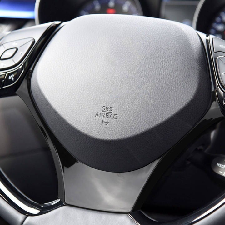 car-steering-wheel-panel-garnish-cover-trim-accessories-for-toyota-c-hr-chr-2017-2018-black
