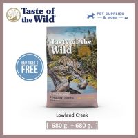 !!1 แถม 1!! อาหารแมว Taste of the wild Lowland Creek สูตรนกกระทาและเป็ด ขนาด 680 g.