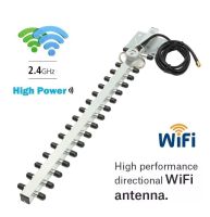 เสาอากาศรับ Wifi Outdoor Wireless Yagi Antenna For Router Booster Amplifier