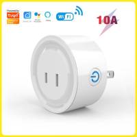 TUYA WiFi Japan Smart Plug Socket 10A Remote Control Home Appliances Smart Living Voice Control Works With Alexa Google Home Ratchets Sockets