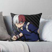 [FAZOZO Home Textile Store] Boku No Hero Academia Shouto Todoroki ผ้าคลุมพิมพ์โยนหมอนสำนักงานบ้านไม่รวมหมอนแฟชั่น