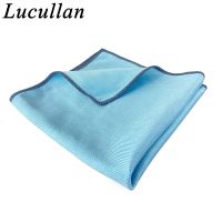 Lucullan Microfiber Glass Drying Cloths-(16x16inch) Streak Lint Free Quickly Clean WindowsMirrorsand Stainless Steel