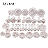 33pcsset Embossing Mold Plastic Spring Printing Mold Flower Star-shaped Clay Polymer Clay Embossing Mold Clay Shaping Tool