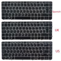 New Backlit US/UK/Spanish Keyboard For HP EliteBook 840 G3 745 G3 745 G4 840 G4 848 G4 With Mouse Pointing Stick