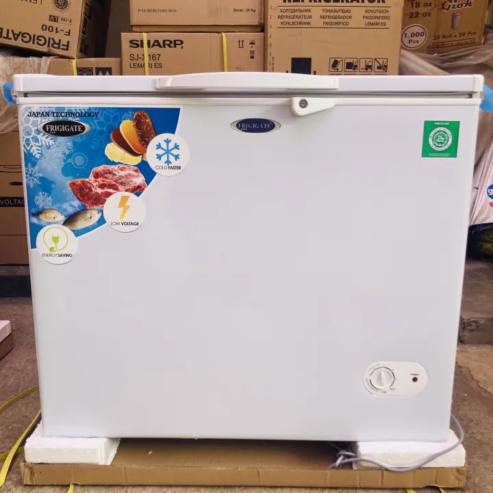 FRIGIGATE Chest Freezer 200 liter F200LV Garansi Resmi Freezer Box