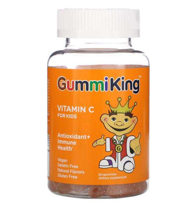 GummiKing, Vitamin C for Kids, 60 Gummies Lazada PH