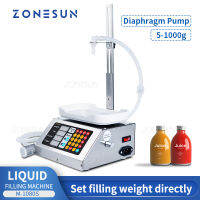 ZONESUN Liquid Filling Machine CNC เครื่องบรรจุขวดน้ำนม,เครื่องบรรจุของเหลวสำหรับใส่น้ำเพื่อชั่งน้ำหนัก