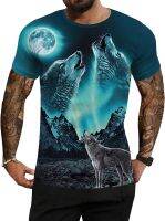 GORGLITTER Mens 3D Print Cool Design Short Sleeve T-Shirt Festival Novelty Casual Graphic Tees