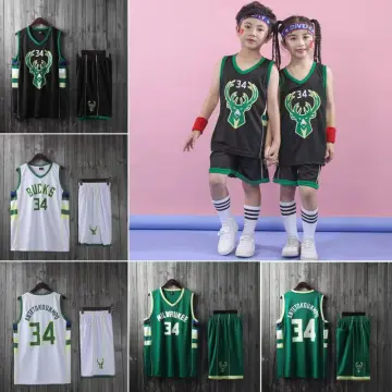 Toddler Hunter Green Milwaukee Bucks Jersey Tank Top & Shorts Set