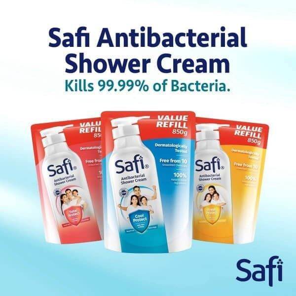 Safi Antibacterial Shower Cream 850g (Refill Pack) Lazada