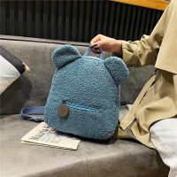 [COD] and winter plush bag womens 2020 new trendy fashion net red single shoulder Messenger all-match backpack