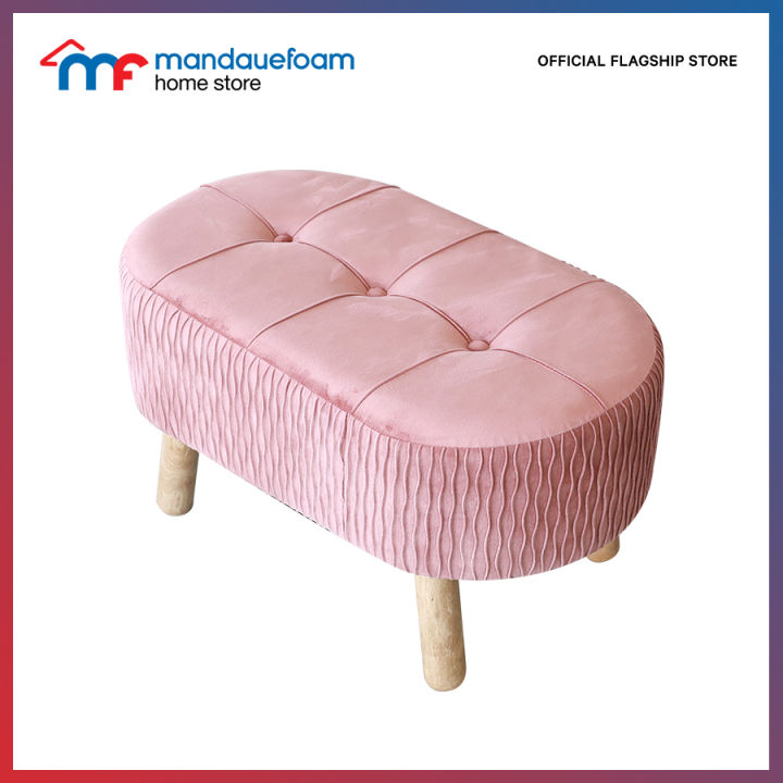 Mandaue Foam Salmon Ottoman - Rubber Pink | Lazada PH