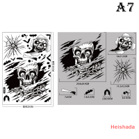 Heishada สติกเกอร์เงาผีฮาโลวีนขนาดยักษ์, สติกเกอร์ติดหน้าต่างลายแม่มดค้างคาวโครงกระดูกฮาโลวีนตกแต่งปาร์ตี้สติกเกอร์ไฟฟ้าสถิต