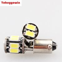 4ชิ้น Ba9s T11 H6w Canbus 5630 10led 10 Smd ข้อผิดพลาดฟรีหลอดไฟ Led 12V สีขาว6000K