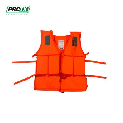 PROTX เสื้อชูชีพ ขนาด 67*55*5ซม รุ่น DTS95-4  สีส้ม (รับน้ำหนัก 75-90กก.)