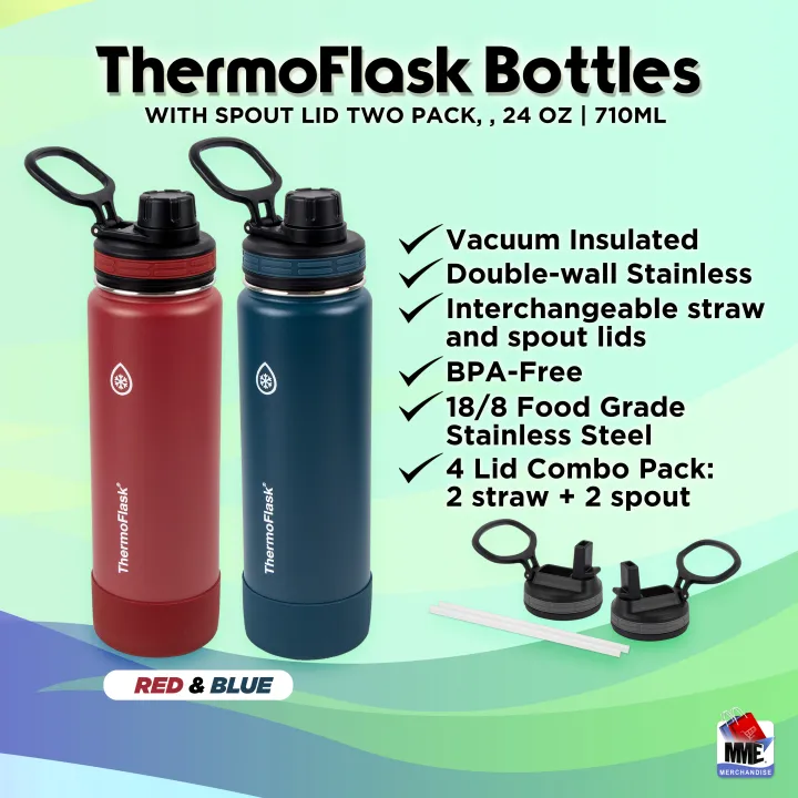 Thermoflask Doublewall Vacuum Insulated Stainless Steel Water Bottles