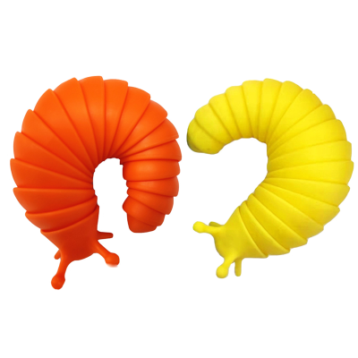 2022 New Snail Toy Articulated Slug Flexible 3D Slug Toy Decompression Toy Kids Stress Relief Sensory Toy CHILD TOY Gifts