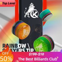 【LZ】♈❈  KONLLEN Cue Tips Rainbow Tips 11/14mm Multilayer Cuetips Snooker Hardness S/SS/SX/M/MH/H Pig Skin CRICAL Cue Tip Accessories