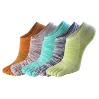 New Mans Socks With Toes Cotton Summer Colorful Non-Slip Breathable Deodorant Invisible Harajuku Five Finger Socks Man Novelty Socks Tights