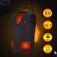 BULITE Men Women Warm Winter Clothing Outdoor Supplies Heating Vest USB Heated Vest Heating Coat Electric Jacket