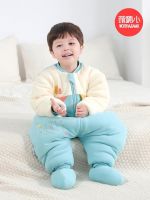 [COD] Baby autumn and winter thickened split legs constant temperature sleeping bag spring childrens anti-kick quilt universal newborn baby