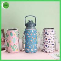 DOULI 1Pc สากลสากลสากล พร้อมสายรัด กระเป๋า insulat สำหรับ cile 1300/1700ml ฝาครอบขวดน้ำ ปลอกถ้วยสุญญากาศ เคสขวดน้ำ ถ้วยแขนเสื้อ